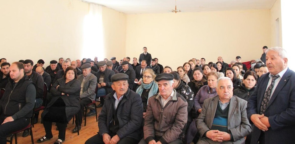 Goranboy rayonunun Sarov kəndində səyyar qəbul keçirildi - FOTOLAR